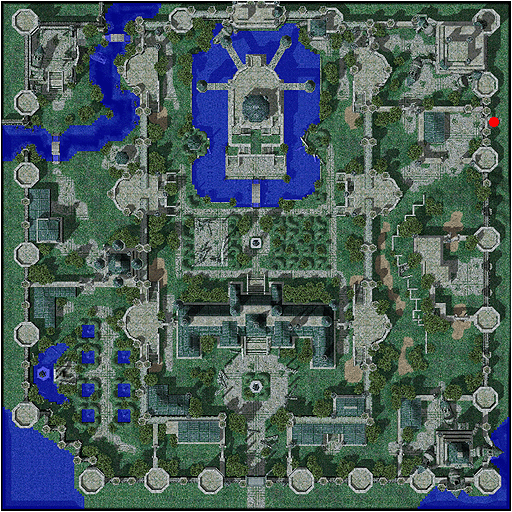 Mapa de Glast Heim com referência para localizar Another Hugin
